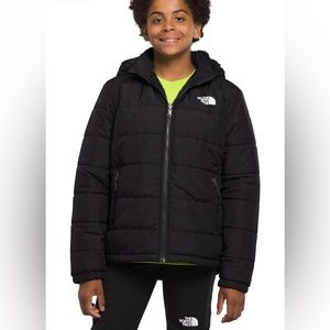The North Face boys reversible mount chimbo full zip hooded jacket